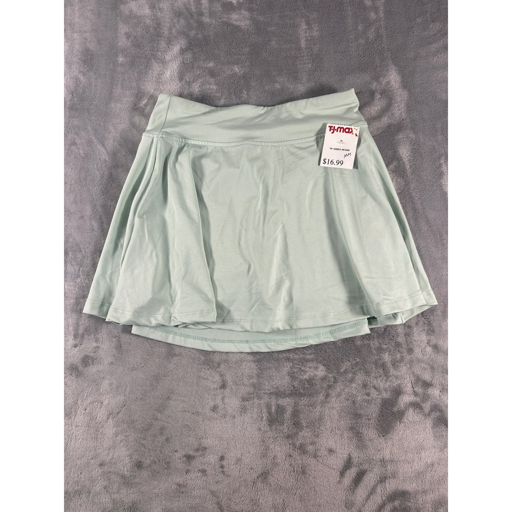 New Balance Girls Mint Green Athletic Skort Skirt Size M 10/12 NWT